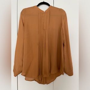 L’AGENCE Lauren Top in Burnt Orange Size Large